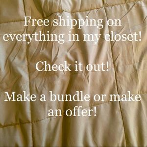 Free shipping on everything!